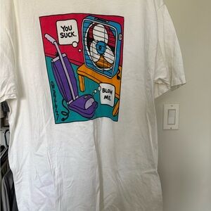 Graphic White Short Sleeve Tee